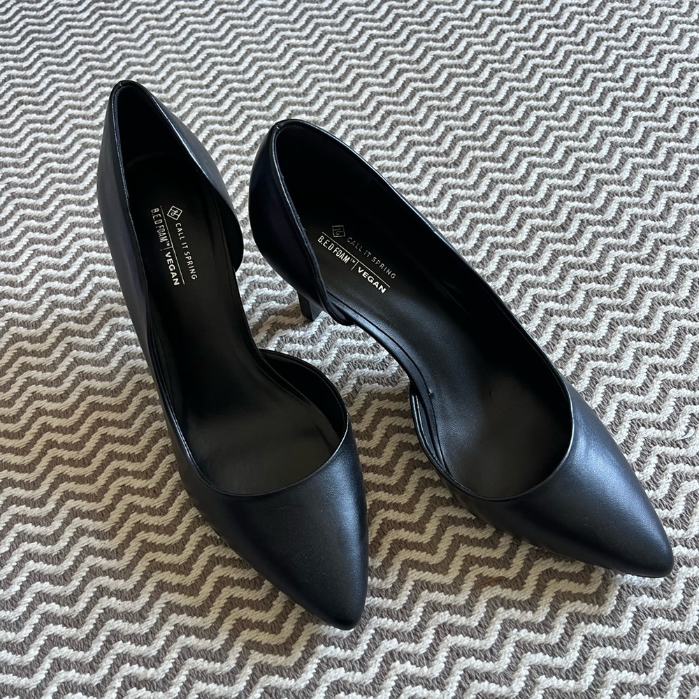 NWOT Call It Spring Black Heels